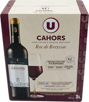 Cahors AOP rouge Roc de Breyssac fontaine à vin 3L