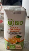 Pur jus d’orange sans pulpe