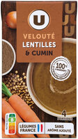 Velouté lentilles et cumin