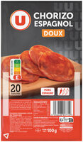 Chorizo doux tranché 100g
