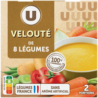 Soupe Velouté aux 8 légumes brique 2x30cl 620g