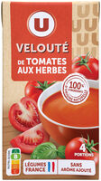 Soupe Velouté de tomates brique 1 litre
