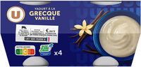 Yaourt à la grecque vanille 4X150g