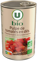 Pulpe de tomates en dés