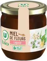 Miel de fleurs liquide bio - Pot verre 250g