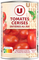 Tomates cerises entières au jus