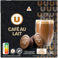 Café capsules café au lait - Compatible DOLCE GUSTO - x16