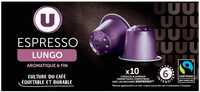 Café Capsules espresso lungo MAX HAVELAAR - compatible NESPRESSO - x10