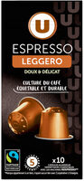 Café Capsules espresso leggero MAX HAVELAAR - compatible NESPRESSO - x10