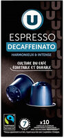 Café Capsules Bio espresso decaffeinato MAX HAVELAAR - compatible NESPRESSO - x10