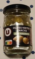 Olives vertes farcies aux amandes entières 120g