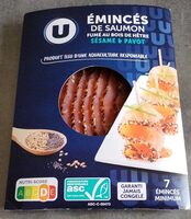 Émincés de saumon fumé au bois de hêtre