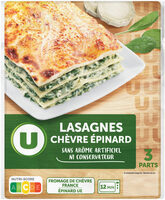 Lasagne chèvre épinard 900g