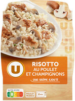 Plat cuisiné individuel Risotto Poulet Champignons, 280g