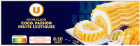 Bûche glacée coco passion exotiques 545g - 6/8 parts