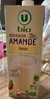 Boisson végétale amande saveur vanille brique 1 litre