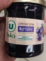 Confiture de myrtilles BIO pot de 370g