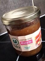 Confiture extra rhubarbe BIO