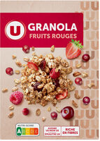 Granola fruits rouges