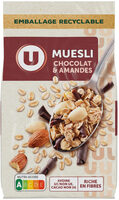 Céréales Muesli chocolat & amandes, 400g
