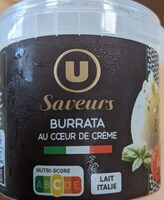 Burrata à la crème légère en saumure 22%mg 200g