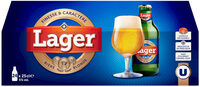 Bière blonde Lager 5° pack bouteille 24x25cl
