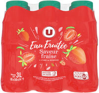 Eau fruitée Saveur Fraise pet 6x50cl
