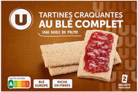 Tartines craquantes au blé complet sans huile de palme - 250g