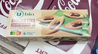 Gâteaux Barquettes au chocolat et aux noisettes bio, paquet 120g