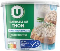 Tartinable au thon fromage frais ciboulette