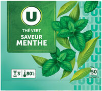 Thé VERT saveur menthe