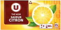 Thé noir saveur citron