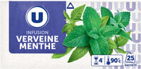 Infusion verveine menthe boîte x25 sachets 32,5g