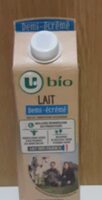 Lait UHT 1/2 écrémé - Brique 1L