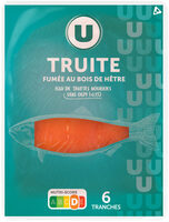 Truite fumée au bois de hêtre 6 tranches 150g
