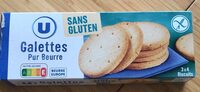 Galettes pur beurre sans gluten, 105G