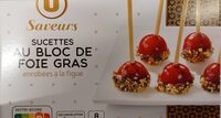 Sucettes apéritives bloc de foie gras de canard pomme et gelée à la figue - 96g