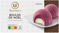 Boules de Noël fruits rouges vanille