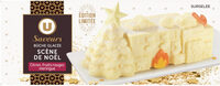 Bûche glacée Scène de Noel