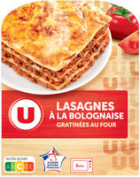 Plat cuisiné individuel Lasagne à la bolognaise, 350g