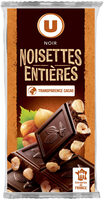 Chocolat noir noisettes entières