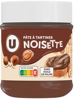 Pâte à tartiner aux noisettes sans huile de palme pot 200g