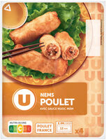 Nems au poulet + sauce nuoc mâm