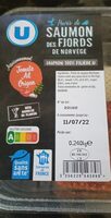 Pavé saumon tomate ail origan, 2 pièces, transformé en France, barquette, 240g