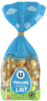 Sachet petits oeufs chocolat lait praliné - 180g