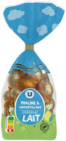 Sachet Assortiment petits oeufs chocolat lait praliné et croustillant- 450g