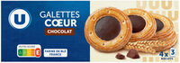 Galettes coeur chocolat 120g