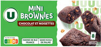 Mini brownie noisette et pépites de chocolat 240g