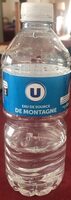 Eau de source de montagne