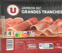 Jambon sec grandes tranches 9 mois d'affinage